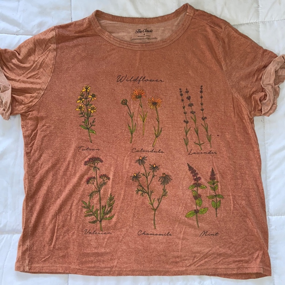 Terracotta short sleeve shirt